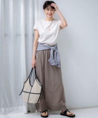 一度着用◇23区◇ 【杏さん着用】LIBECO ベーシック シャツ◇サイズ38 23区(ニジュウサンク)の【杏さん着用】LIBECO ベーシック シャツ