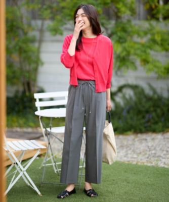 ANY(エニィ)の【セットアップ可】サラサラテックリネンパンツ通販