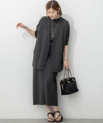 23区(ニジュウサンク)の【洗える/吊り干しOK】ヴィスコースストレッチ