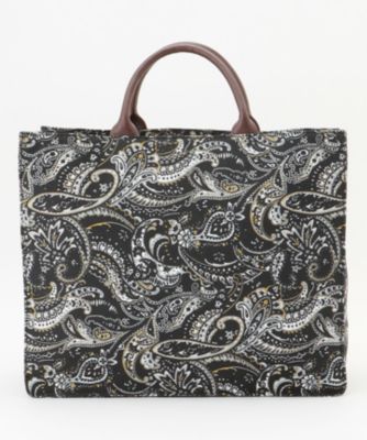 自由区(ジユウク)の【カタログ掲載】ペイズリープリント トートバッグ