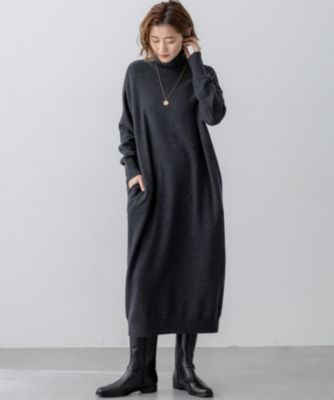 23区(ニジュウサンク)の【洗える】カシミヤブレンド タートルネック