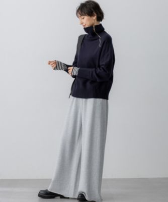 23区 S(ニジュウサンク エス)のボイルドウールコンビ ジップ タートル