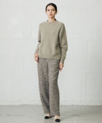 自由区 L(ジユウク エル)の【SHIHOさん着用】カットジャカード パンツ