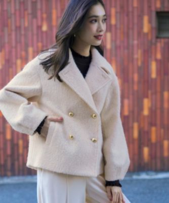 ANY SIS(エニィスィス)の【2WAY】ブークレーシャギーラメ アウター通販