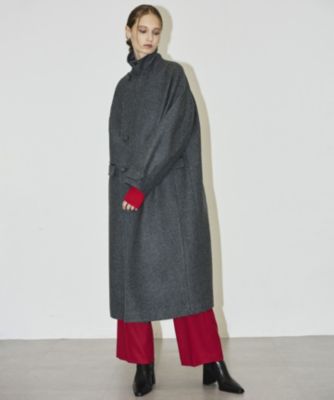 uncrave(アンクレイヴ)のライトメルトン ロングチェスターコート通販