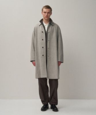 ATON(エイトン)のLINEN WOOL TWILL | バルマカーンコート - UNISEX通販