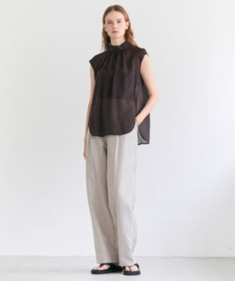 BEIGE，(ベイジ)のSERAPHIN / ライトシアー ハイネックブラウス通販