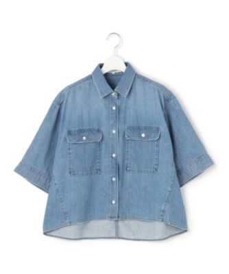 23区(ニジュウサンク)の【SLOW/一部店舗限定】LIGHT DENIM クロップド