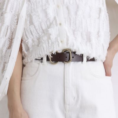 新品未使用　完売カラー ブラック 【NOLLEY’S別注 LEFIJE ベルト】 NOLLEY'S｜【LEFIJE/レフィエ】別注カーブビックバックルベルト