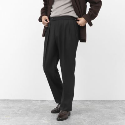 ノーリーズ グッドマン（NOLLEY’S goodman）/SOLOTEX ストレッチサキソニー NSN2タックスラックス 25AW NOLLEY'S goodman(ノーリーズグッドマン)のSOLOTEX ストレッチ