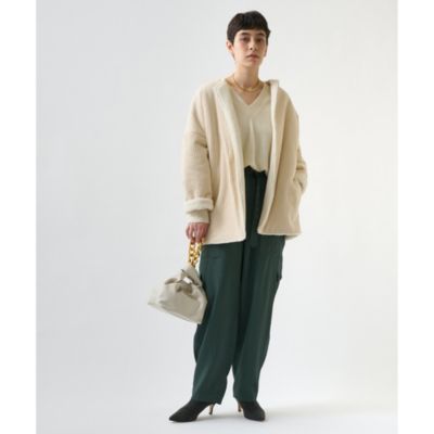 D*y様 Whim Gazette ボア リバーシブル ブルゾン ジャケット コ ウィムガゼット Whim Gazette ボアブルゾンジャケット （brown