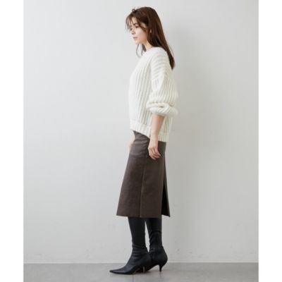 Whim Gazette(ウィム ガゼット)のアゼボリュームスリーブプルオーバー