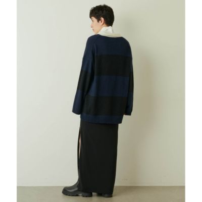 Whim Gazette(ウィム ガゼット)のラガーニットプルオーバー通販