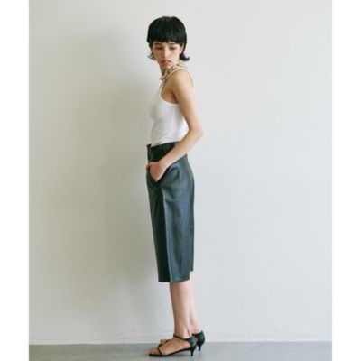 Whim Gazette タンクトップ　ベージュ　新品未使用 Whim Gazette ベージュ ノースリーブ 未使用 新品タグ付き