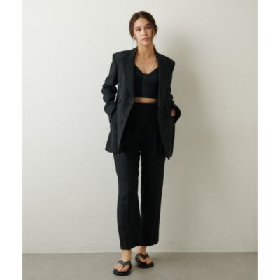 美品▲定価3.8万▲Whim Gazetteウィムガゼット//リネンジャケット Whim Gazette（ウィムガゼット）の「リネンストレッチハーフ