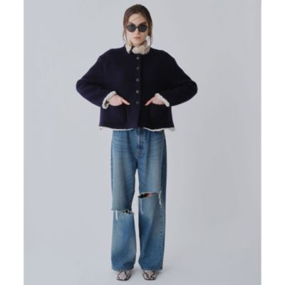 Whim Gazette 【GEMINI】ニットジャケット Whim Gazette(ウィム ガゼット)の【GEMINI】ニットジャケット