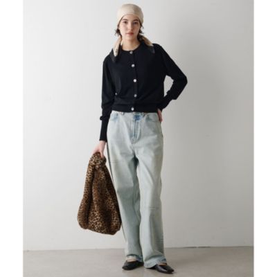 Whim Gazette(ウィム ガゼット)のウールハイゲージカーディガン通販