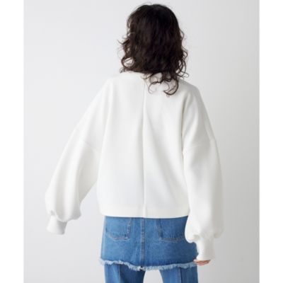 Whim Gazette(ウィム ガゼット)のクルーネックダンボールプル