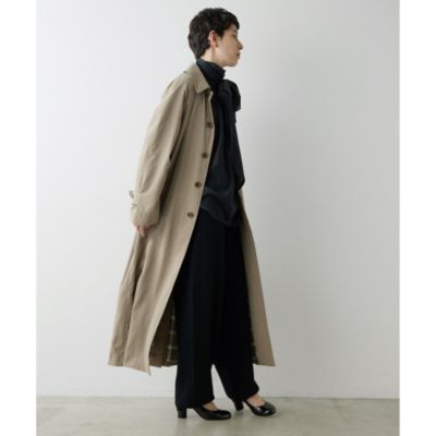 Whim Gazette ベージュ ロングコート サイズF whim gazette(ウィムガゼット) コート サイズF レディース美品