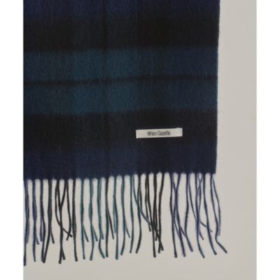 ウィムガゼット カシミヤ 大判 チェックストール カシミヤ大判チェックストール | Whim Gazette(ウィム ガゼット