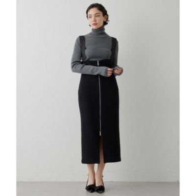 Whim Gazette(ウィム ガゼット)のZIPサスペンダーワンピース通販