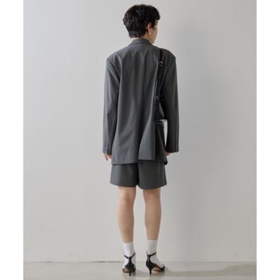 THE PAUSE Whim Gazette 　ワイドパンツ　麻混　38M Whim Gazette(ウィム ガゼット)の【THE PAUSE】ワイドスラックス