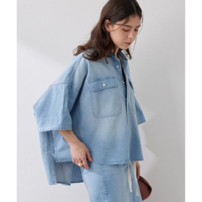 ウィムガゼット　デニムドルマンシャツ Whim Gazette(ウィム ガゼット)のDENIMドルマンシャツ通販