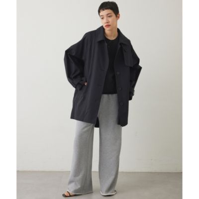 2023美品 ウィムガゼット　【THE PAUSE】パッカブルコート　ブラック Whim Gazette(ウィム ガゼット)の【THE PAUSE】パッカブルコート