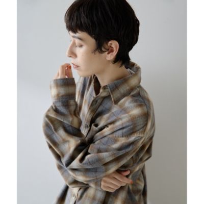 Whim Gazette(ウィム ガゼット)のシャギーチェックシャツ通販 | 集英社
