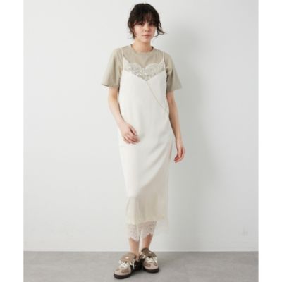 Whim Gazette(ウィム ガゼット)のレースロングキャミ通販 | 集英社