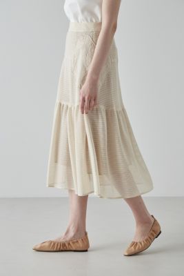 ADORE(アドーア)のエンブロイダリーメッシュスカート通販 | 集英社  