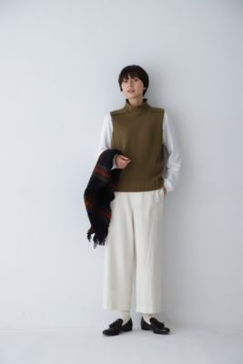 human woman / ヒューマンウーマン ◆アウトリンキングハイネックベスト human woman(ヒューマン ウーマン)の◇アウトリンキング