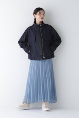 ヒューマンウーマン（human woman）/◆スパンボイルアコーディオンプリーツスカート human woman(ヒューマン ウーマン)の◇スパンボイルアコーディオン