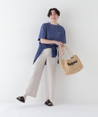 human woman(ヒューマン ウーマン)の◇ラフィ天竺製品染めT