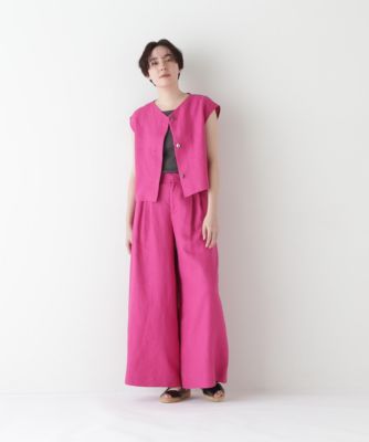 human woman(ヒューマン ウーマン)の◇リネンボックスブラウス通販