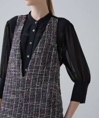 アドーア（ADORE）/＜20周年記念＞トリコロールツィードワンピース ADORE(アドーア)の＜20周年記念＞トリコロールツィードワンピース通販