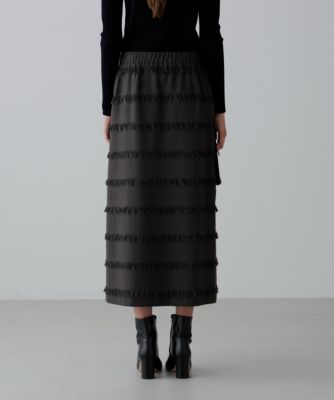 ADORE(アドーア)のフリンジチェックスカート通販 | 集英社HAPPY PLUS STORE