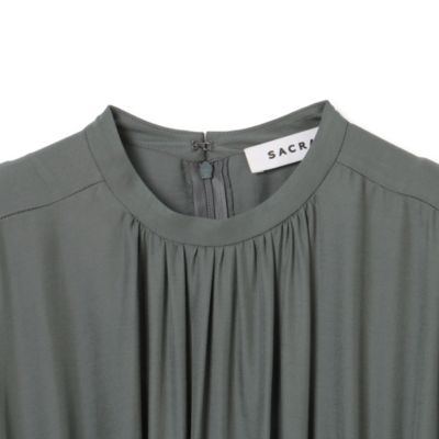SACRAカットソーワンピース SACRA(サクラ)のシャツワンピース／TRIACE VINTAGE TWILL通販