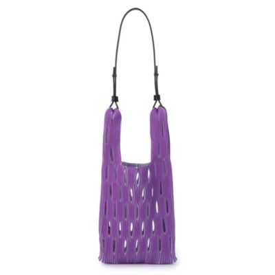 LASTFRAME TWO TONE MESH MARKET BAG SMALL