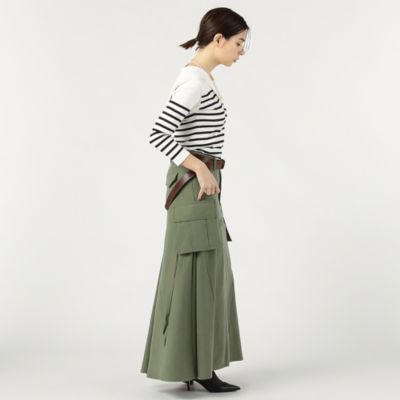 人気再入荷♪ 【黒】MADISONBLUE LBS CARGO SKIRT LONG LONG SK REMAKE