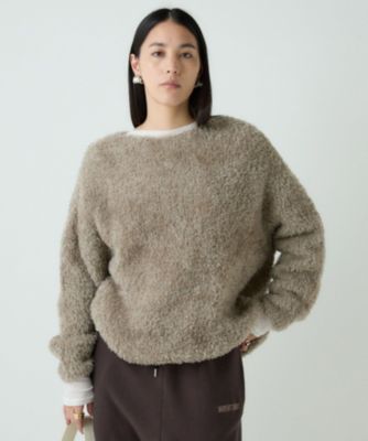 Chaos/カオス　グルジアンニットプルオーバー　Free 22FW ブラック Chaos/カオスグルジアンニットプルオーバーFree 22FW ブラック