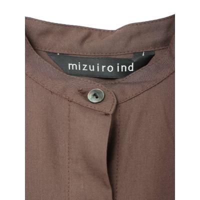 mizuiro ind(ミズイロインド)のT／Rスタンドカラーフレアワンピース