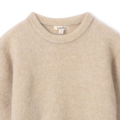unfil (アンフィル) stretch superkid mohair short-sleeve