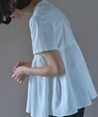 集英社HAPPY PLUS STOREmarjour（マージュール）/OTONA SWITCHING HALF PEPLUM TEE