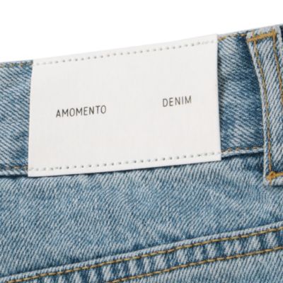 ◎AMOMENTO◎ RECYCLED COTTON DENIM 2COLORS AMCOPMW01DN Buy Amomento Mens Recycle Cotton Denim in Blue | Men's