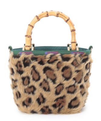限定■LeSportsac■BAMBOO TOTE ベージュファー XS XS BAMBOO TOTEファーストウォームベージュファー（トートバッグ