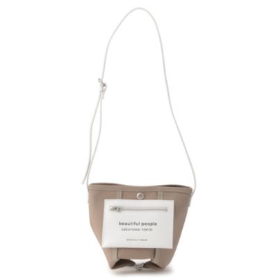 ◆beautiful people◆lining logo pocket mini shoulder bag lining logo pocket mini shoulder bag – beautiful people