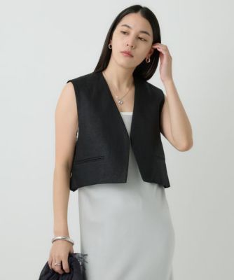 Chaos(カオス)のリネンヘリンボンベスト通販 | 集英社HAPPY PLUS STORE 