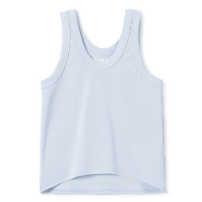 ジョンメイソンスミス ジェーンスミス 25SS アンサンブル SHORT SLEEVE WITH TANK LAYERED PULLOVER シアーカットソー タンクトップ JANE SMITH(ジェーンスミス)のSHORT SLEEVE WITH TANK LAYERED