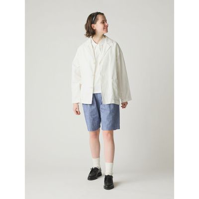 ミディウミ　コットンリネンテーラードJK MidiUmi｜コットン リネン テーラードジャケット “C/L tailored